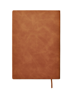 Logo trade promotional items image of: A5 notebook in smokey PU